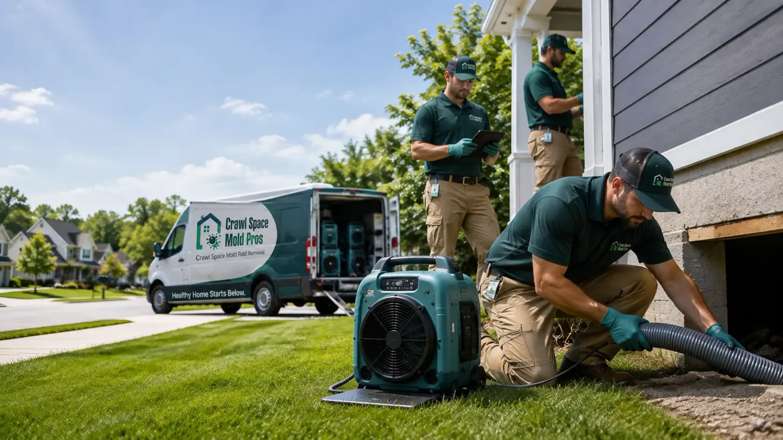 Crawl Space Mold Removal in Oakland, NE